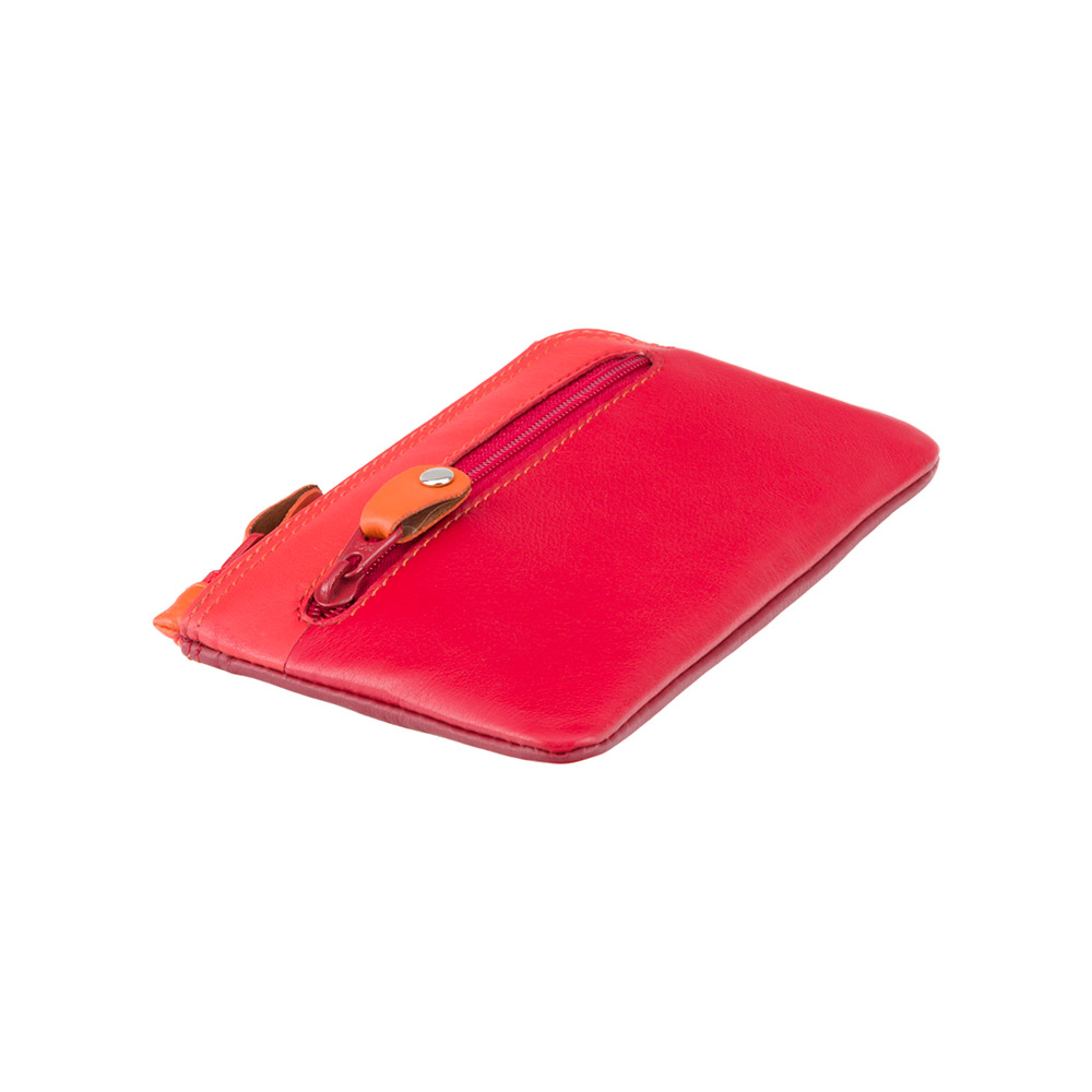 Кожаная ключница красного цвета Visconti RB69 RED M