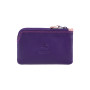 Кожаная ключница розового цвета Visconti RB69 BERRY M