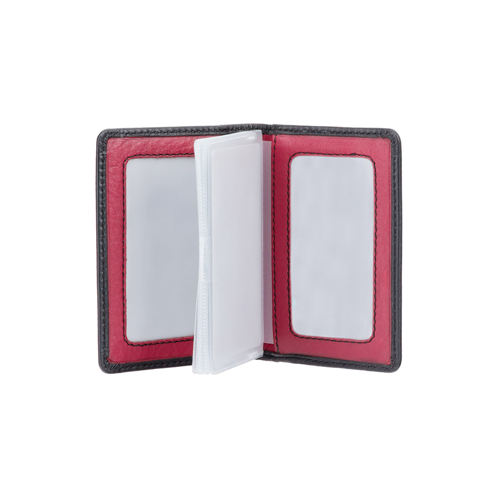 Визитница Visconti VSL24 Laser (Black Red)