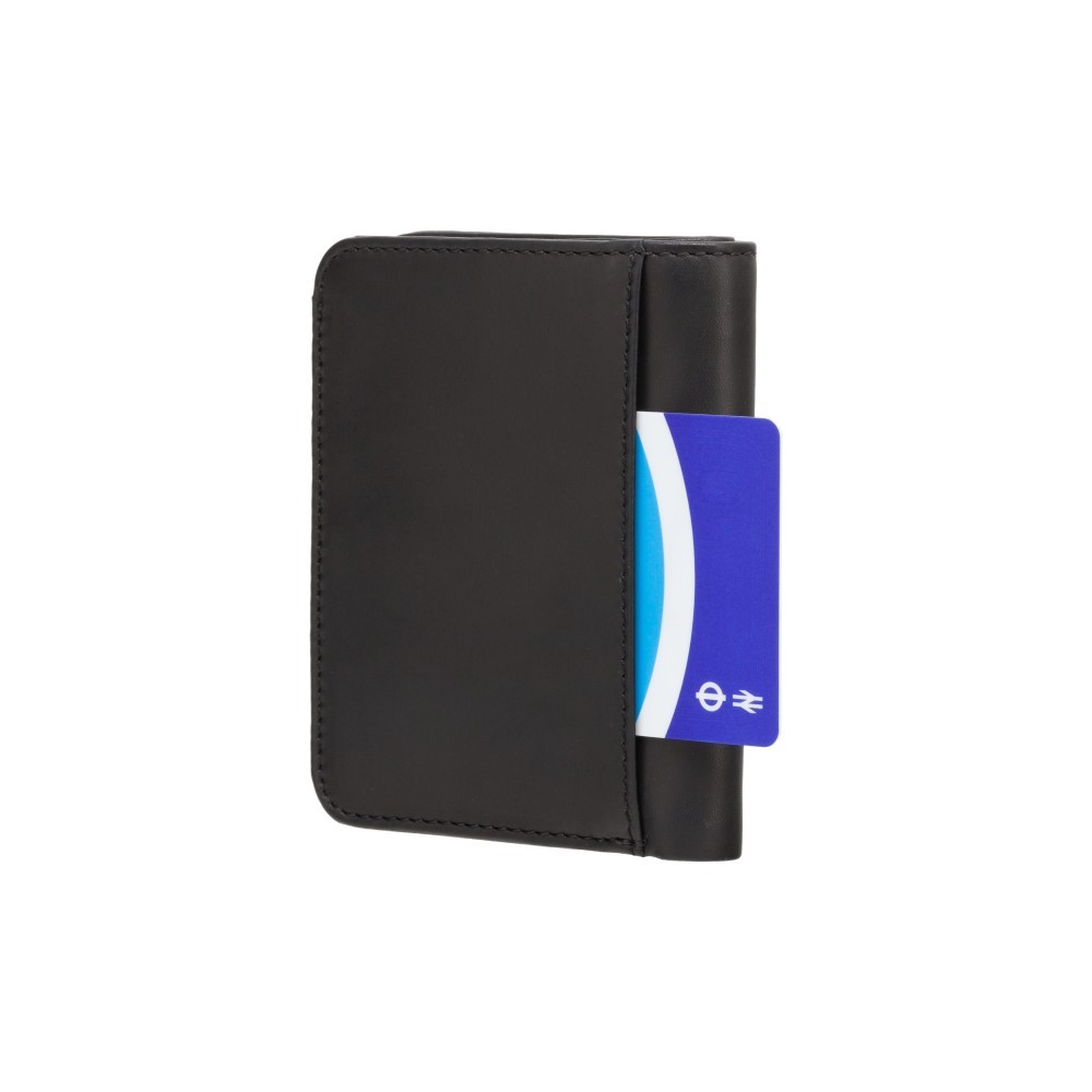 Кошелек мужской Visconti VSL34 Lank c RFID (Black-Orange)