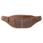 Шкіряна бананка Visconti 721 OIL TAN коричнева