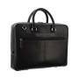 Тонкая кожаная сумка для ноутбука с Rfid зазитой Visconti Slim Laptop Case ML50 Blk