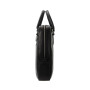 Тонкая кожаная сумка для ноутбука с Rfid зазитой Visconti Slim Laptop Case ML50 Blk