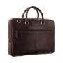 Тонкая кожаная сумка для ноутбука с Rfid зазитой Visconti Slim Laptop Case ML50 Brn