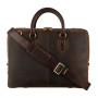 Тонкая кожаная сумка для ноутбука Visconti Slim Laptop Case ML50 Oil Brn