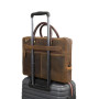 Тонкая кожаная сумка для ноутбука Visconti Slim Laptop Case ML50 Oil Brn