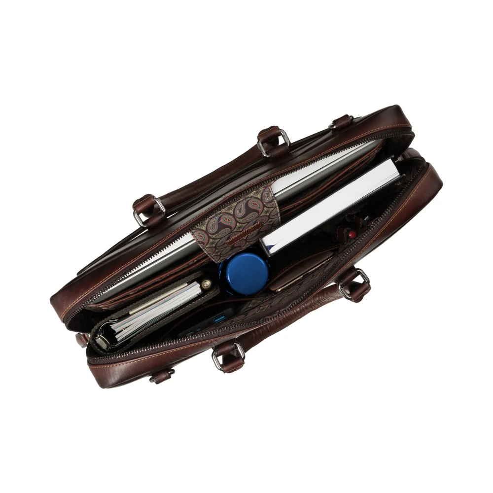 Мужская сумка для ноутбука 13 Visconti AT50 Carl (Burnish Tan)