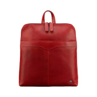Женский кожаный мини-рюкзак Mila Visconti S44 RED