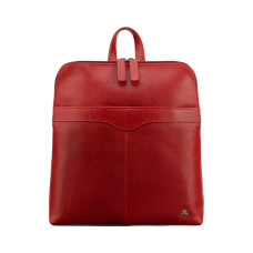 Женский кожаный мини-рюкзак Mila Visconti S44 RED
