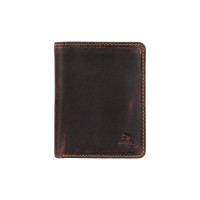 Небольшой кожаный кошелёк коричневого цвета Visconti VT94 Fabio (Chestnut Brown)