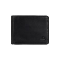 Мужской кожаный кошелёк Visconti VT96 M/BLK Rocco с RFID-защитой
