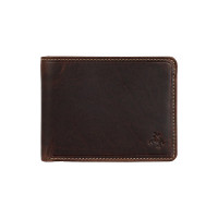 Мужской кожаный кошелёк Visconti VT96 CHT/BRN Rocco Chestnut Brown с RFID-защитой