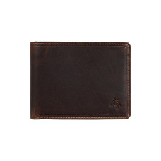 Мужской кожаный кошелёк Visconti VT96 CHT/BRN Rocco Chestnut Brown с RFID-защитой