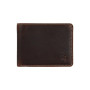 Мужской кожаный кошелёк Visconti VT96 CHT/BRN Rocco Chestnut Brown с RFID-защитой