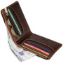 Мужской кожаный кошелёк Visconti VT96 CHT/BRN Rocco Chestnut Brown с RFID-защитой