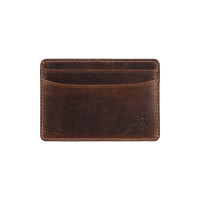 Кожаный картхолдер Visconti VT90 Carlo Chestnut Brown с RFID-защитой