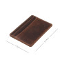 Кожаный картхолдер Visconti VT90 Carlo Chestnut Brown с RFID-защитой