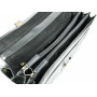 Класичний чоловічий шкіряний портфель Visconti 01775 - Warwick (black)