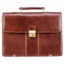 Шкіряний портфель Visconti 01775 - Warwick (Brown) коричневий