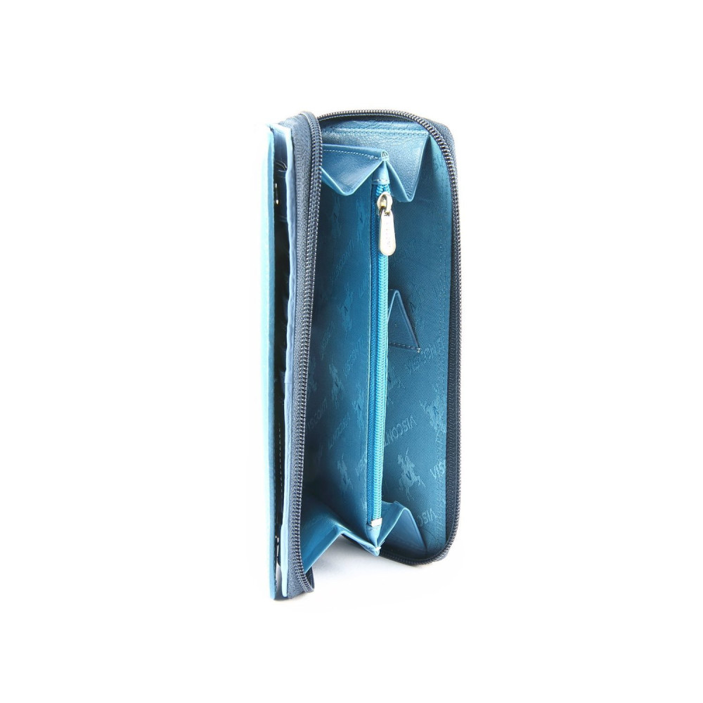 Жіночий гаманець Visconti RB55 BLUE M Блакитний