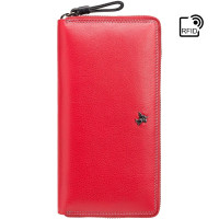 Жіночий шкіряний портмоне Visconti SP33 RED M червоний