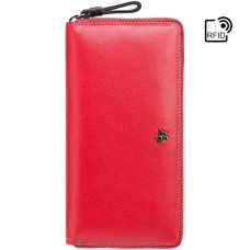 Жіночий шкіряний портмоне Visconti SP33 RED M червоний