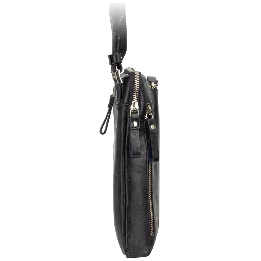 Чорна сумка через плече Visconti ML20 BLK Roy (black)