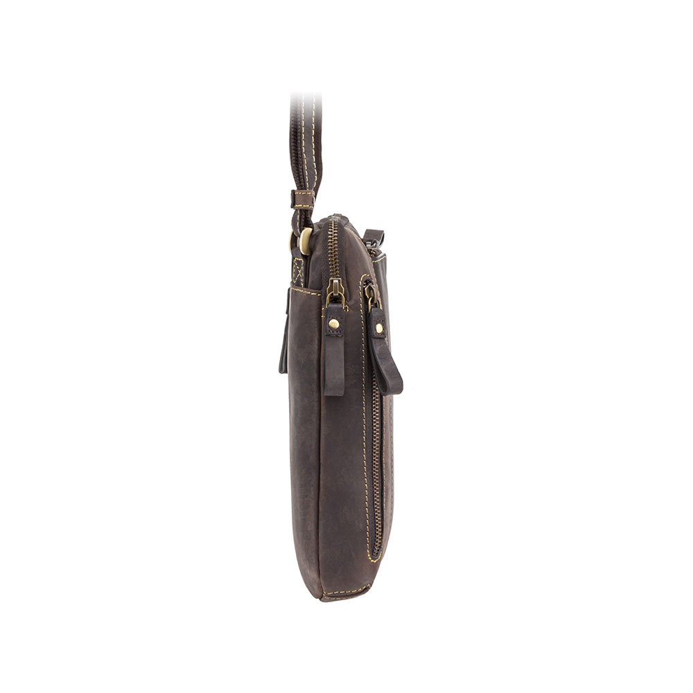 Темно-коричнева сумка через плече Visconti 15056 Roy (Oil Brown)