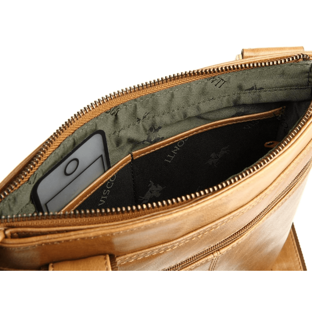 Коричнева сумка через плече Visconti ML25 TAN Taylor (brown)