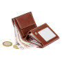 Коричневий чоловічий портмоне Visconti MZ3 Milan c RFID (Italian Brown)