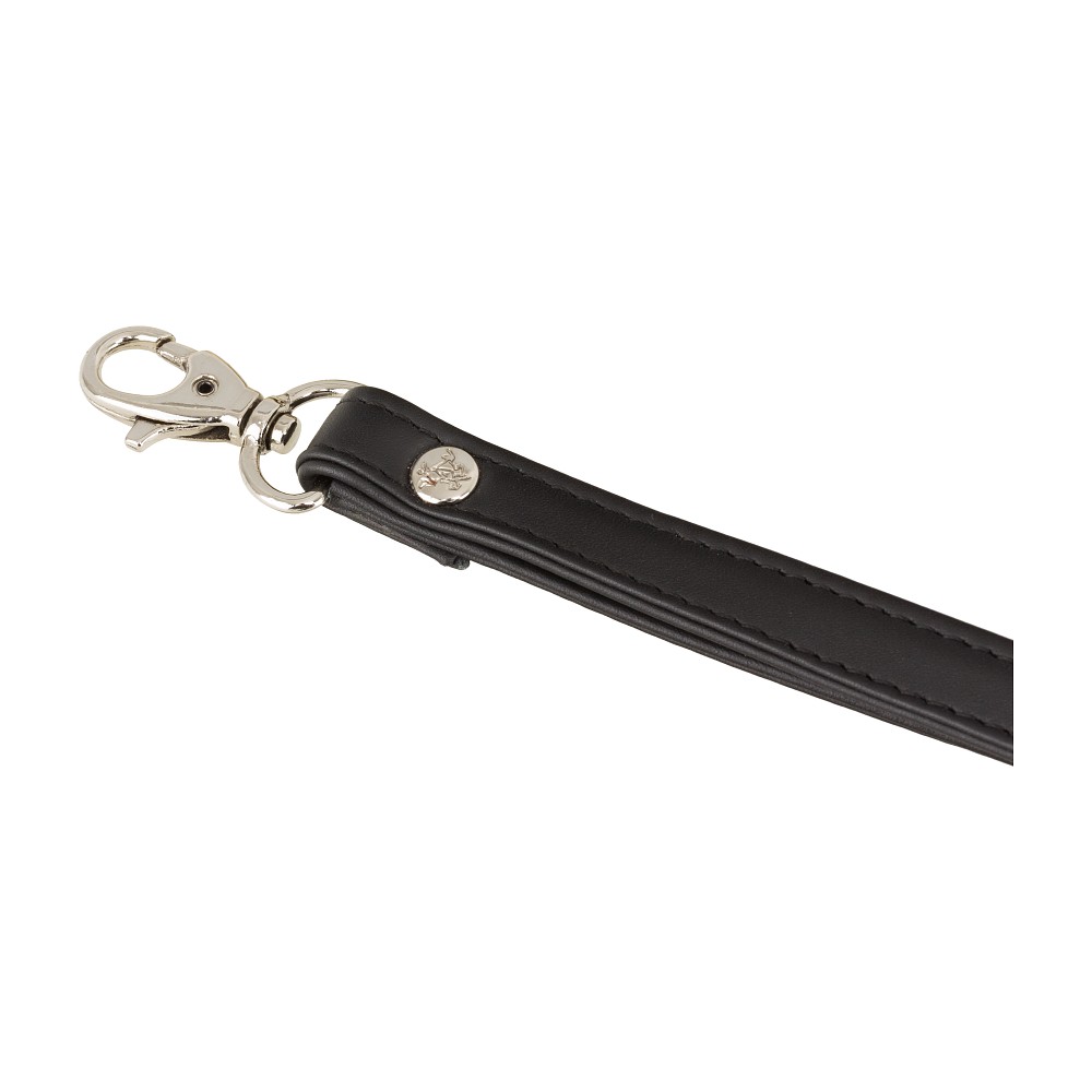 Чорна шкіряна барсетка Visconti 02617 BLK