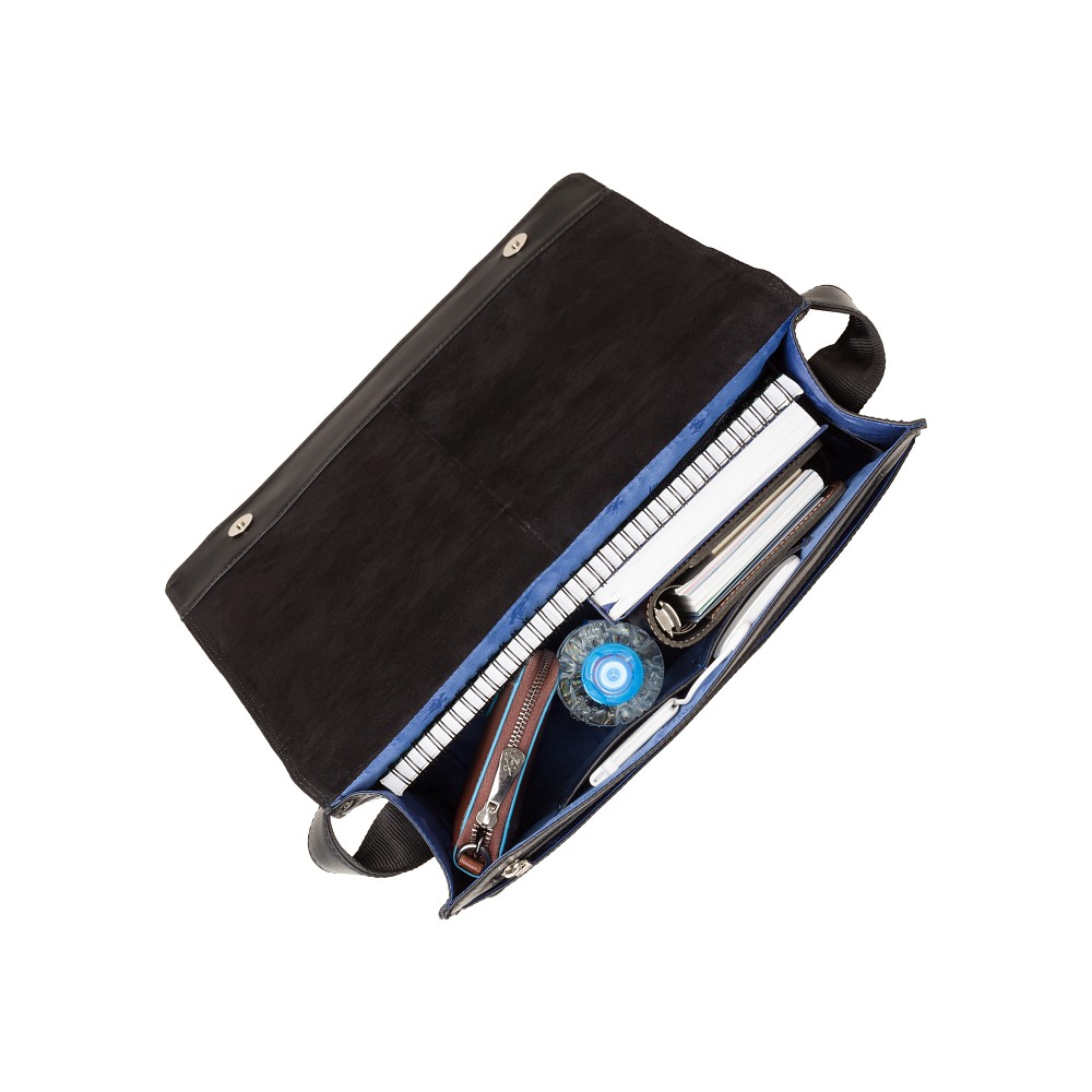 Чорна чоловіча сумка через плече Visconti ML23 BLK