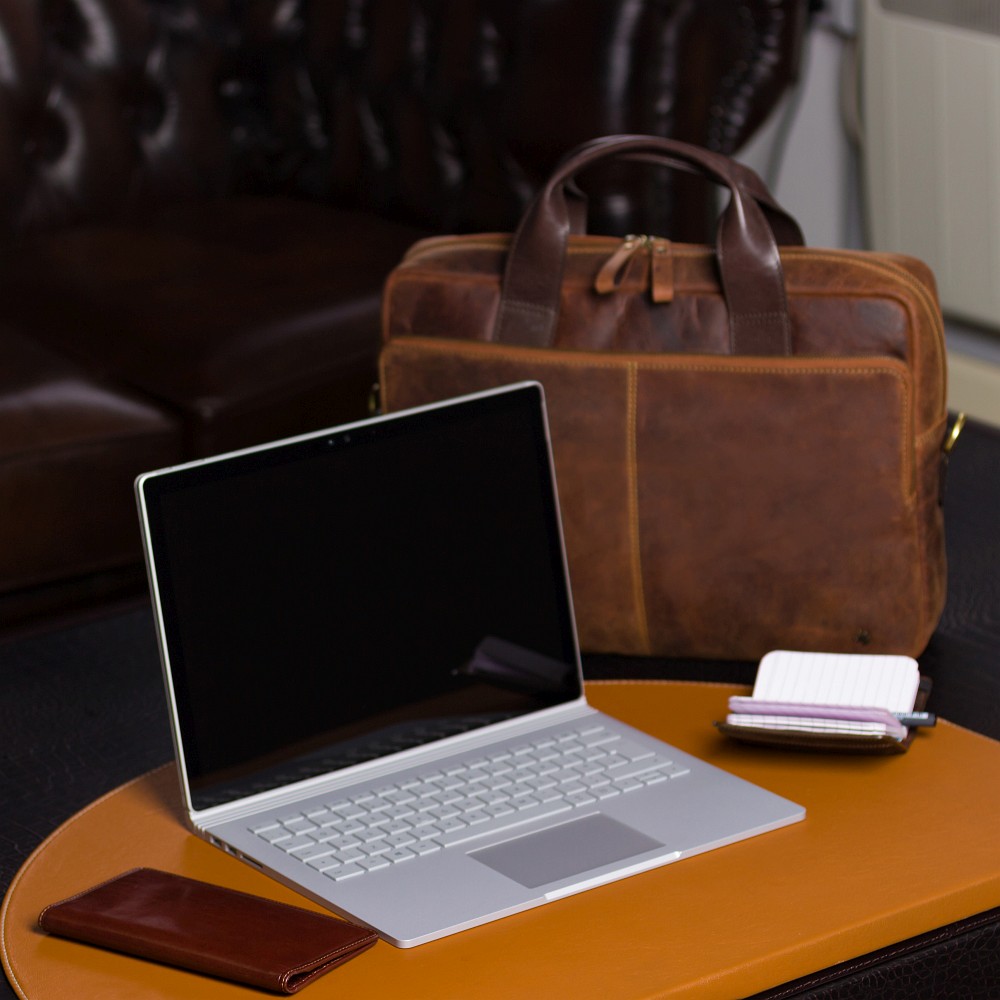 Коричневий гаманець чоловічий Visconti MZ6 IT BRN Turin c RFID Italian Brown