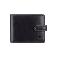 Чорний гаманець чоловічий Visconti TSC47 BLK Riccardo c RFID