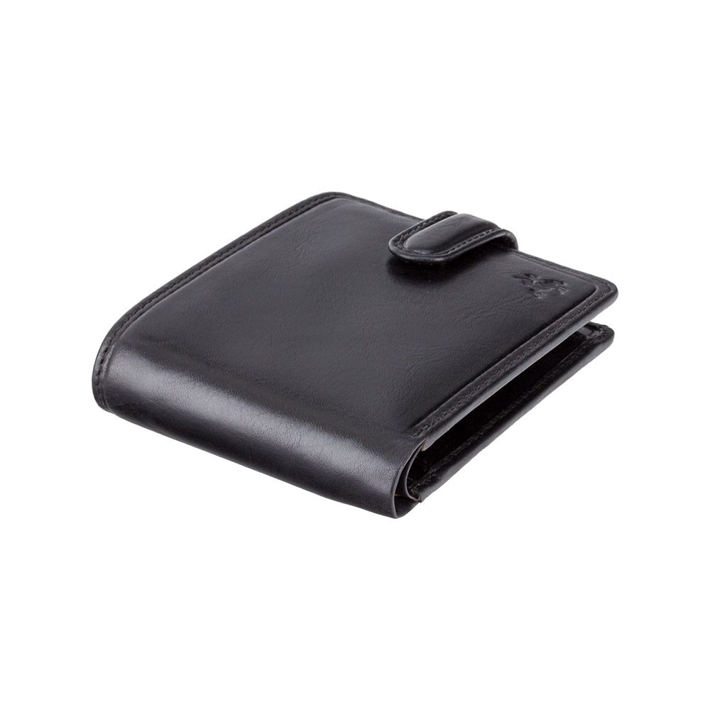 Чорний гаманець чоловічий Visconti TSC47 BLK Riccardo c RFID