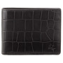 Чорний чоловічий шкіряний портмоне Visconti CR92 BLK Gator c RFID (Black)