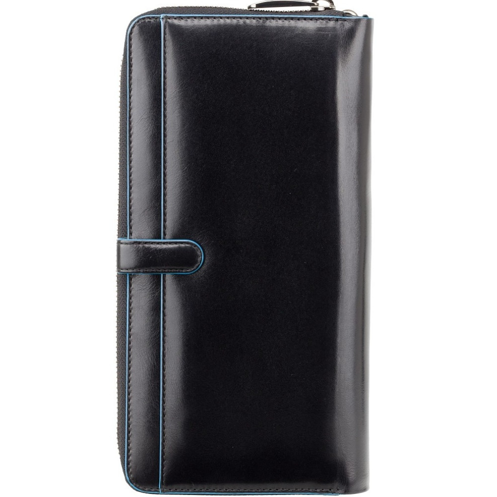 Чорний шкіряний клатч Visconti ALP89 IT BLK