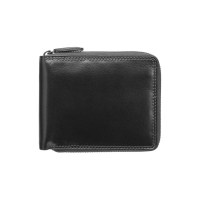 Чорний гаманець Visconti HT14 BLK Camden c RFID