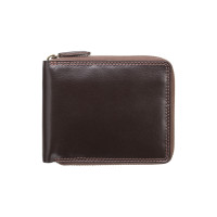 Темно-коричневий гаманець Visconti HT14 CHOC Camden c RFID