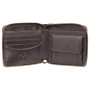 Темно-коричневий гаманець Visconti HT14 CHOC Camden c RFID