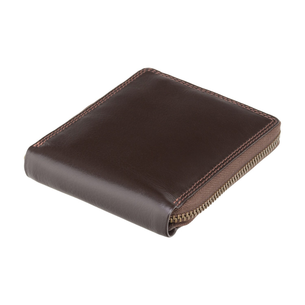 Темно-коричневий гаманець Visconti HT14 CHOC Camden c RFID