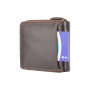 Темно-коричневий гаманець Visconti HT14 CHOC Camden c RFID