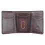 Темно-коричневий портмоне Visconti HT18 CHOC Compton з RFID
