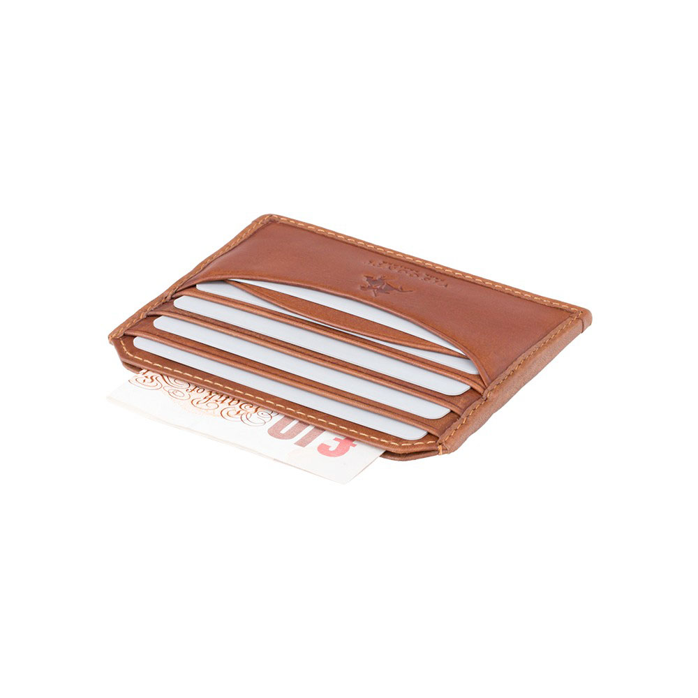 Коричневий картхолдер - гаманець Visconti DRW25 TAN