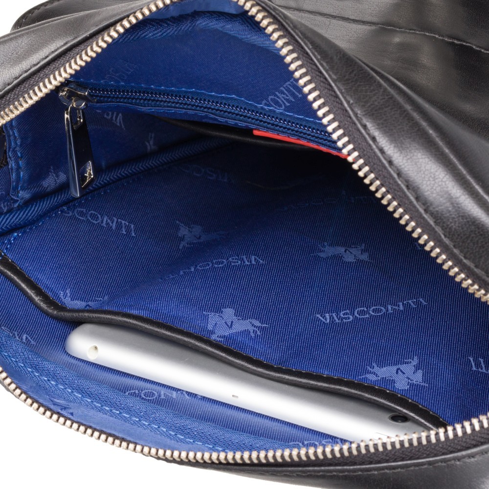 Чорна сумка на плече Visconti ML36 BLK - Vesper A5