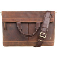 Коричнева чоловіча сумка для ноутбука Visconti TC74 OIL TAN - Axe вінтажна