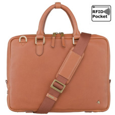 Світло-коричнева сумка MacBook PLT10 TAN Royce 13