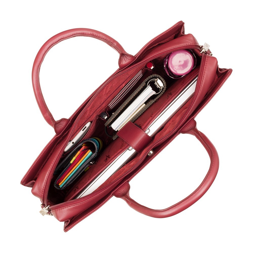 Червона сумка під ноутбук жіноча Visconti 18427 RED