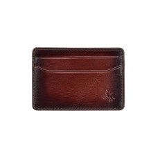 Коричневий шкіряний картхоледер Visconti AT54 B/TAN Burnish Tan