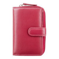 Червоний жіночий шкіряний Visconti HT33 RED Madame c RFID